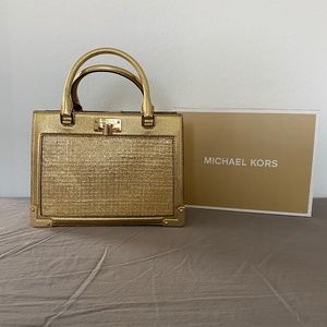 Michael Kors- Kinsley Handbag- Gold